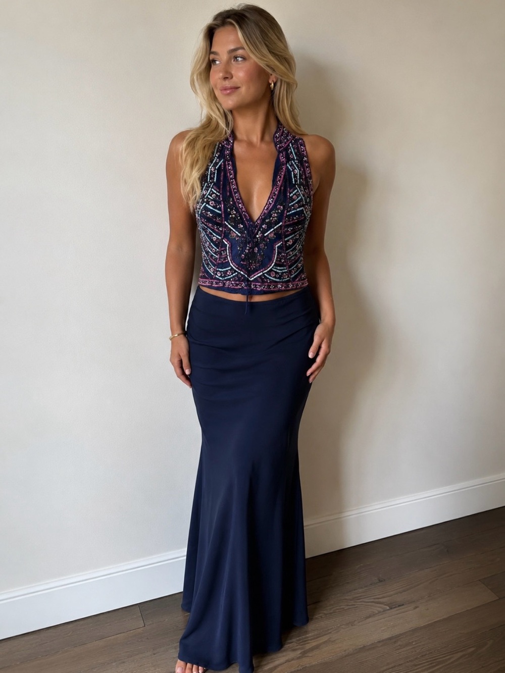 Sherri Hill sequin top
